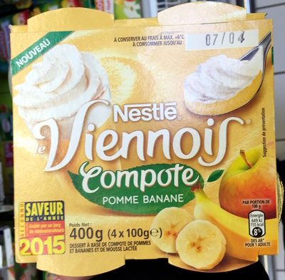 Le Viennois (Compote Pomme Banane)