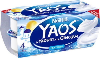 Yaos Yaourt à la Grecque Nature 4 x 150g