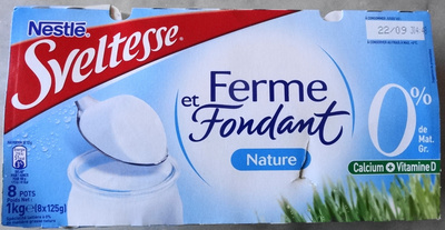 Ferme & Fondant Nature (0 % MG) 8 Pots