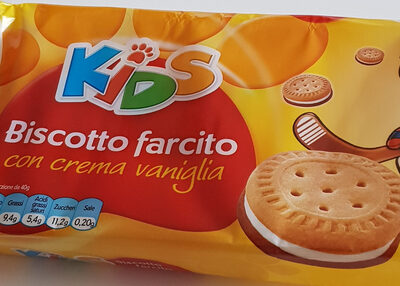 Biscotto Farcito con Crema Vaniglia