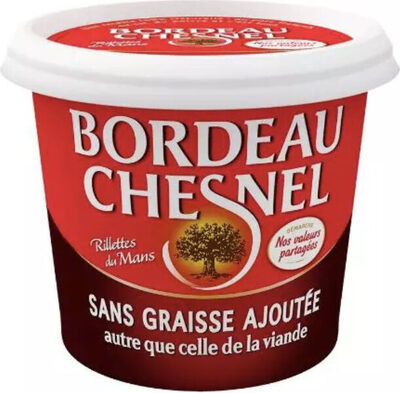 Rillettes du Mans sans graisse ajoutée front packaging