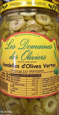 Rondelles D'olives Vertes