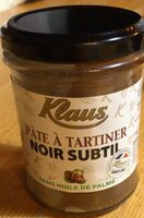 Pâte à tartiner Noir subtil