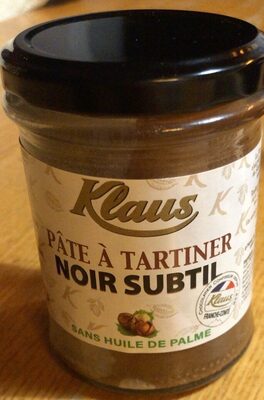 Pâte à tartiner Noir subtil