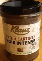 Pâte à tartiner Noir intense