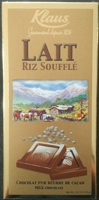 Lait Riz Soufflé