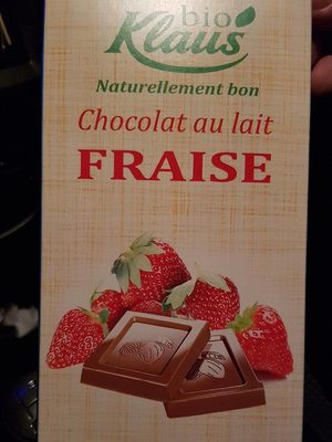 Chocolat au lait fraise