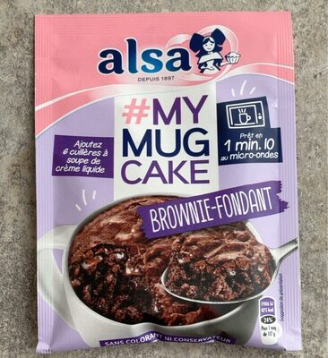MyMugCake brownie-Fondant