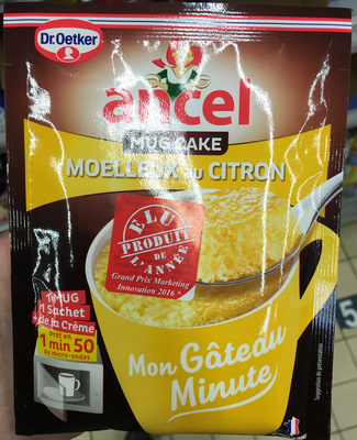 Ancel - Mug Cake - Moelleux au citron - Mon Gâteau Minute front packaging