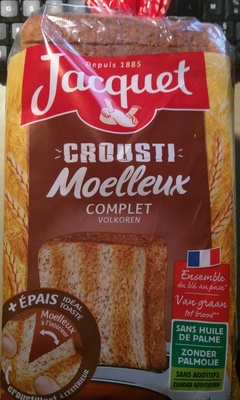 Crousti Moelleux Complet Sans Sucre Ajouté 730gr front packaging