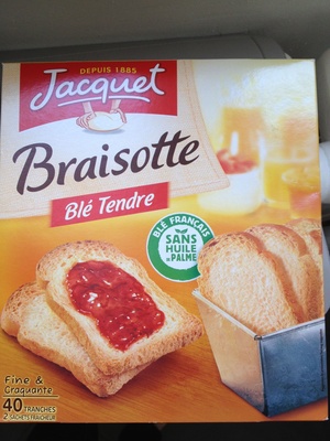 Braisotte Blé Tendre Rusks front packaging