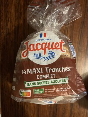 14 Maxi Tranches complet sans sucres ajoutés