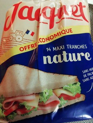 Jacquet Maxi Jac' pain de mie nature 550g