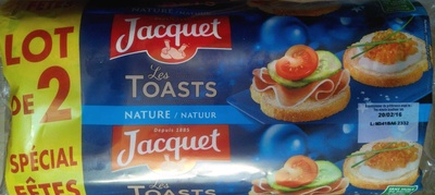 Toasts ronds nature spécial fêtes 2 x 250 g