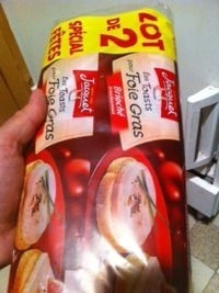 Toasts briochés pour foie gras