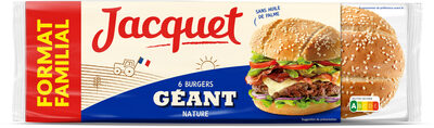 Hamburger Géant X 6 495G front packaging