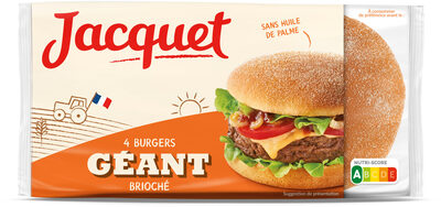 Geant burger brioche x4