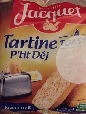 Tartine p'tit déj nature