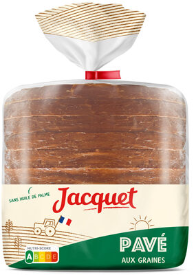 Pavé aux graines 350g front packaging