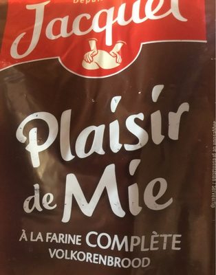 Pain de mie a la farine complète front packaging