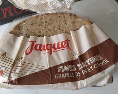 Fines tartines graines de lin et courge