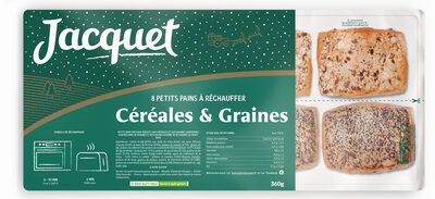 8 petits pains céréales et graines