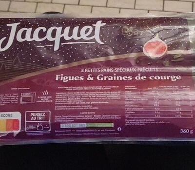 Pains spéciaux figues et graines de courge