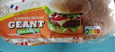 Burgers brioché géant