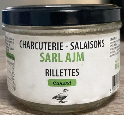 Rillettes de canard front packaging