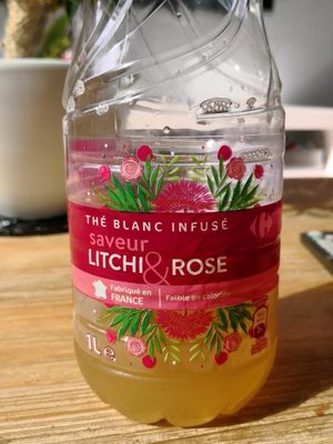 Thé blanc infusé litchi et rose