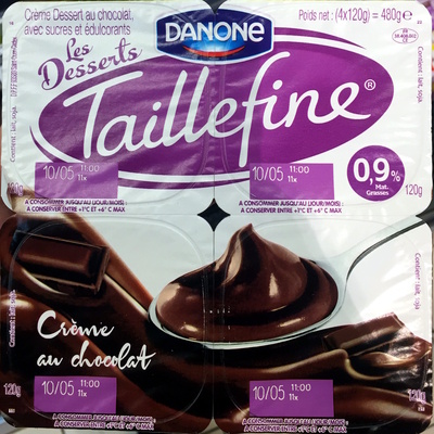 Taillefine creme dessert chocolat 120 g x 4