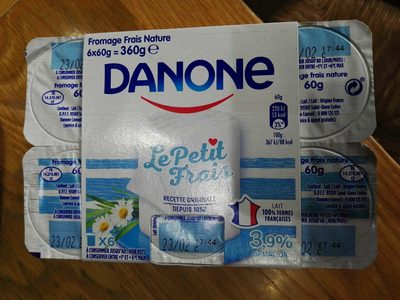 Petits frais natures, 3,9% de mat. Gr.