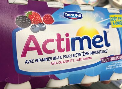 Actimel, goût fruits des bois