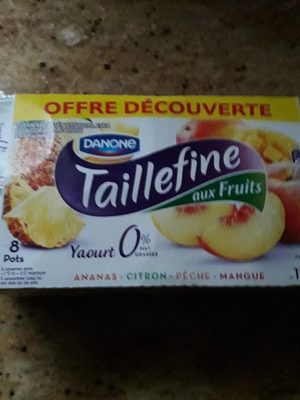 Taillefine aux fruits front packaging