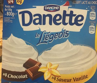 Le liegeois vanille chocolat