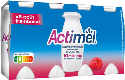 Actimel saveur framboise 100 g x 8