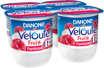 Danone veloute fruix framboise 125 g x 4