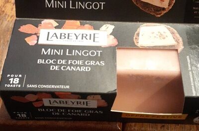 Bloc de foie gras de canard