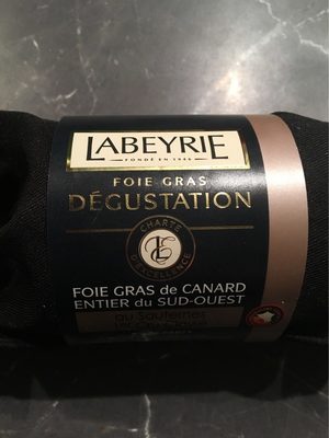 Foie gras dégustation au sauterne front packaging