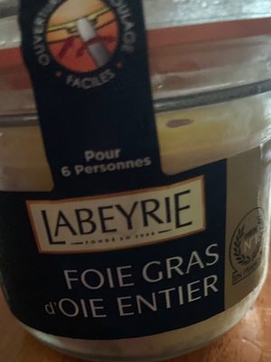 Foie gras d'oie entier front packaging
