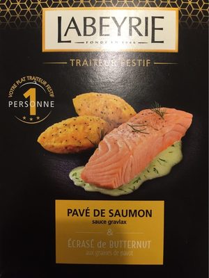 Pavé de saumon sauce gravlax