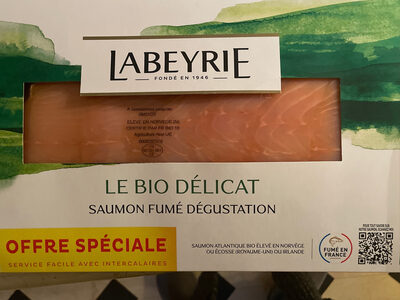 Saumon fumé Le Bio Délicat