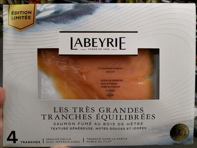 Saumon fumé au bois de hêtre