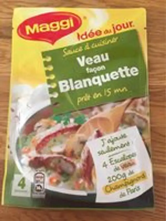 Veau façon blanquette