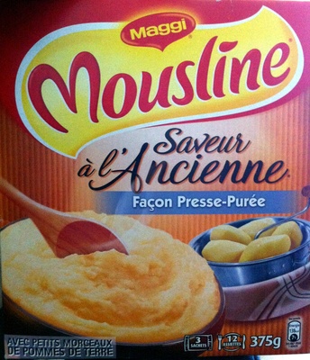 MOUSLINE Purée Façon Presse-purée (3x125g)