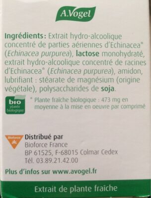 Echinaforce Forte - 30 Comprimés - A. vogel front packaging