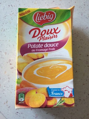 Patate douce au fromage frais