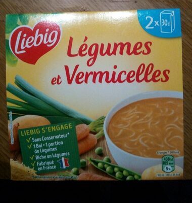 Légumes  et vermicelles