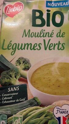 Mouliné de légumes verts bio