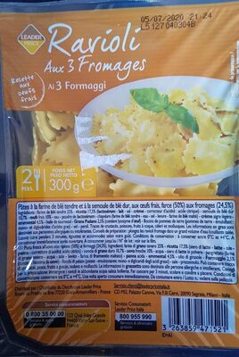 Ravioli aux 3 fromages